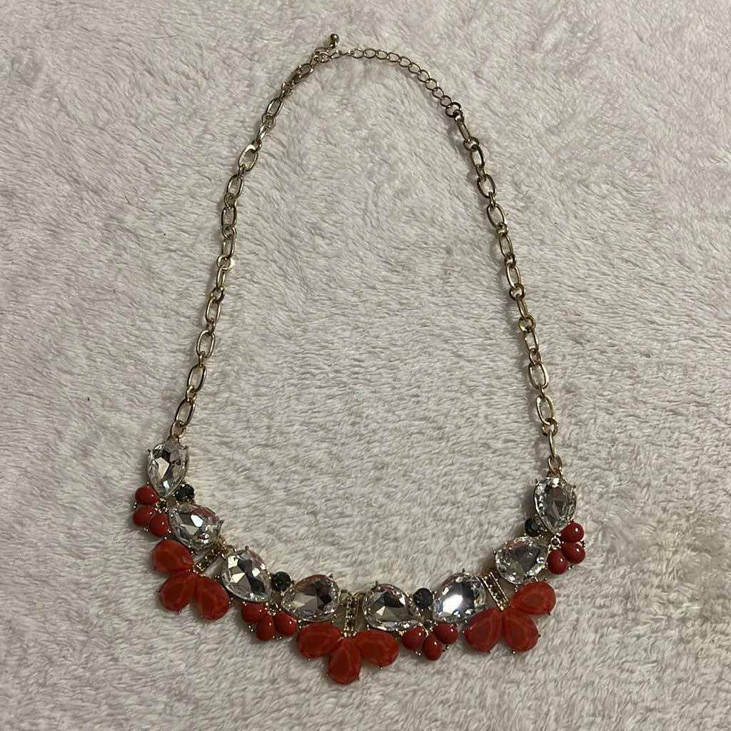 Statement Fashion Costume Rhinestone Jewelry Necklace